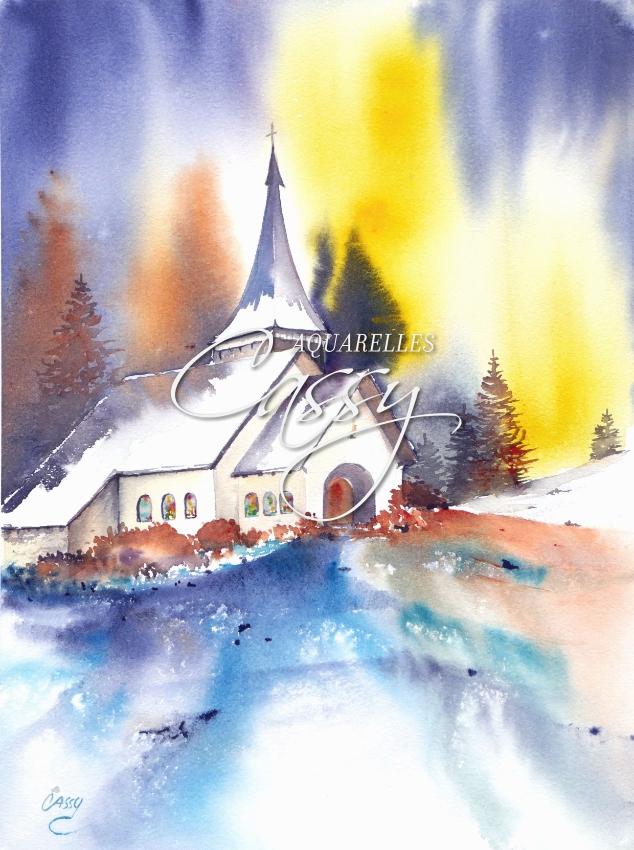 Chapelle des Praz - Flambloyante 2024a - 41 cm X 31 cm